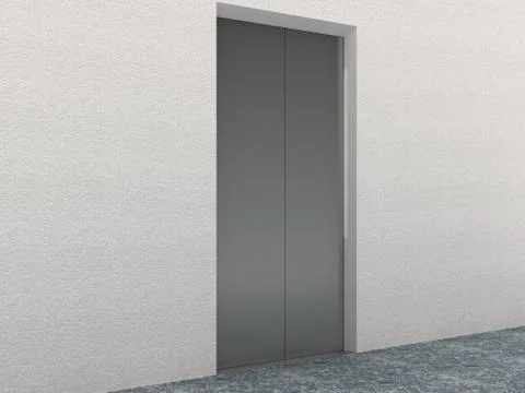 Elevator interior Stock Illustration