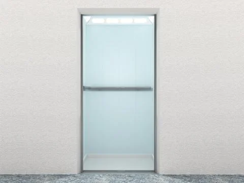 Elevator interior Stock Illustration