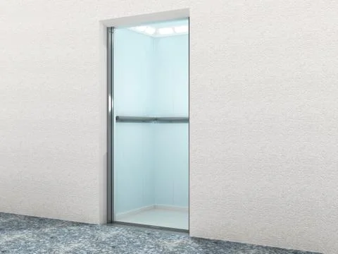 Elevator interior Stock Illustration