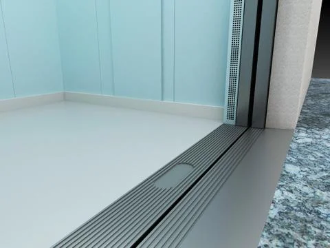 Elevator Interior Illustrazione stock