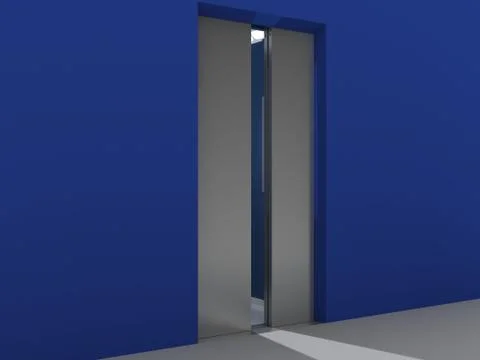 Elevator interior Illustrazione stock