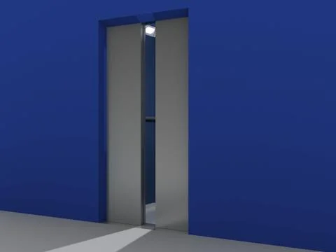 Elevator Interior Illustrazione stock