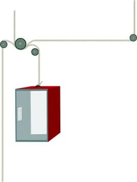 Elevator - isolated vector Stock Illustration