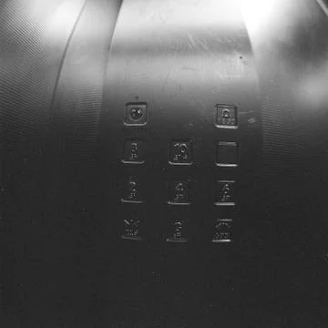 Elevator key pad Stock Photos