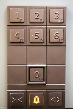Elevator Keypad Stock Photos