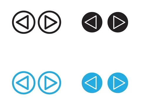 Elevator, lift button icon black and white vector outline sign Stock Illustration