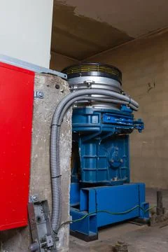 Elevator motor Fotos Stock