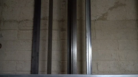 Elevator moving up inside shaft Stock Footage 105504044