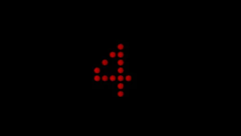Elevator numbers on a black background. Changing numbers and a moving elevator Stock Footage 150858610