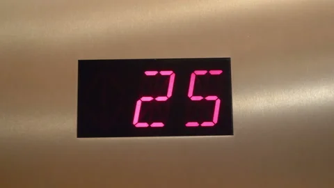 Elevator Numbers Up Stock Video Footage | Royalty Free Elevator Numbers