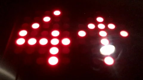 Elevator numbers going up, digits increase Video stock 119353417