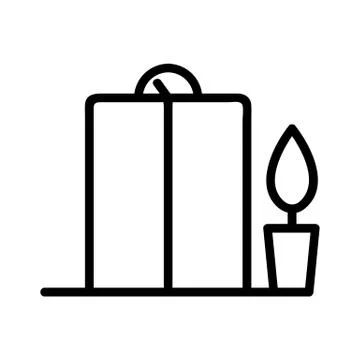 Elevator in the office icon vector. Isolated contour symbol illustration 스톡 일러스트