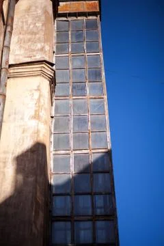 Elevator outside Foto stock