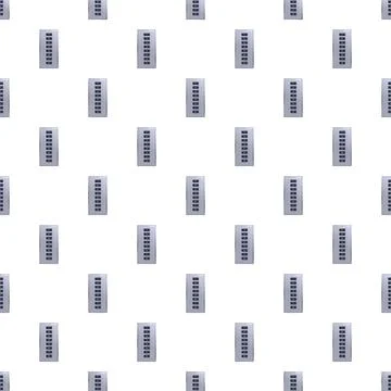 Elevator panel buttons seamless repeating pattern background Illustrazione stock