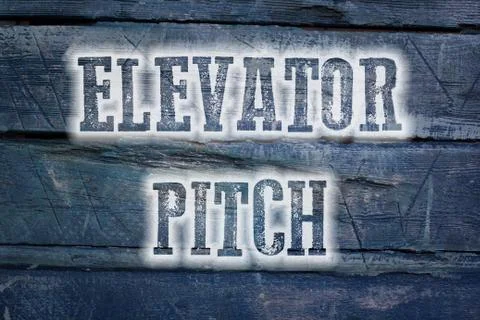 Elevator pitch concept イラスト素材