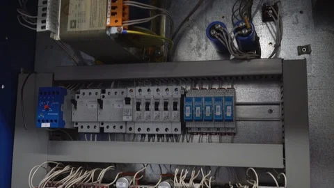 Elevator power panel Video stock 105501753