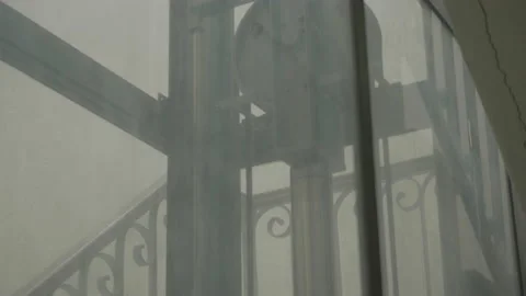 Elevator shaft shadow in Rome 4K 50fps 動画素材 238667938