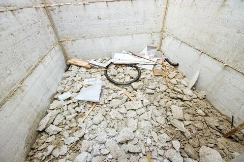 Elevator shaft under construction Stock Photos