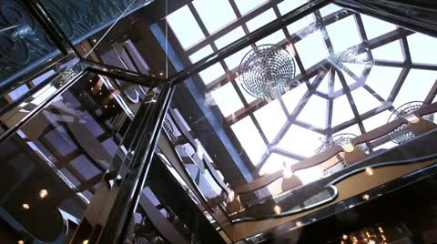 Elevator on the ship Stock Footage 8972173