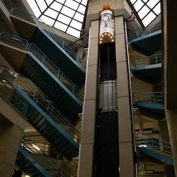 Elevator to the sky Foto stock