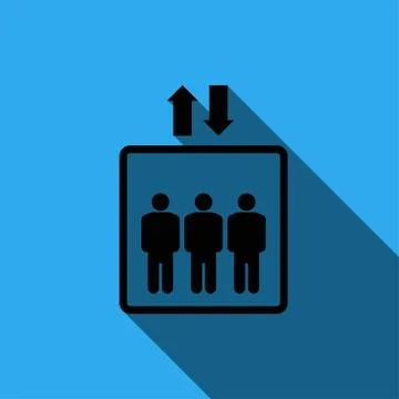 Elevator symbol Stockillustratie