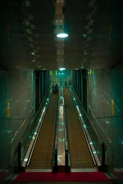 Elevator at the train station 写真素材