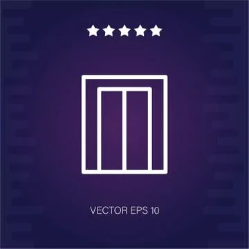 Elevator vector icon Stock Illustration