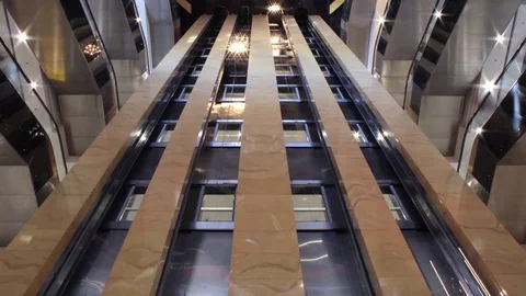 Elevators Time Lapse Stock Footage