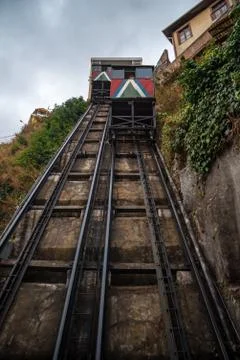 Elevators from Valparaiso Stock Photos