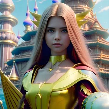 Elf in armour Illustrazione stock