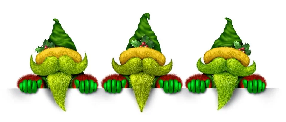 Elf banner Иллюстрация
