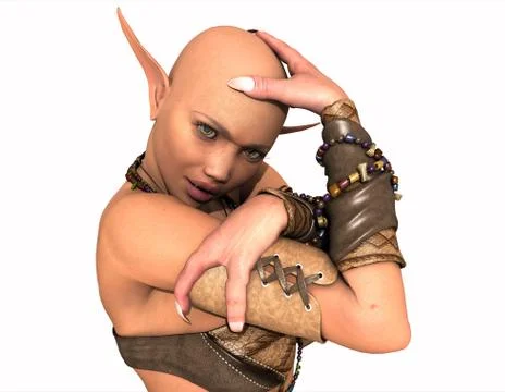 Elf female Illustrazione stock