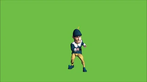 Elf Fighting Sequence Stock Footage 103088105