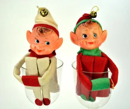 Elf figures Stock Photos