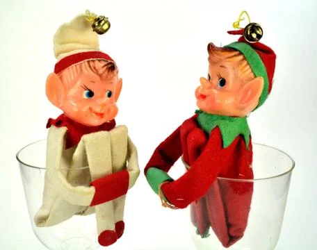 Elf figures Stock Photos