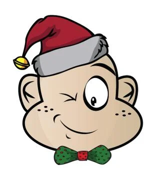 Elf funny expression characters Stock Illustration