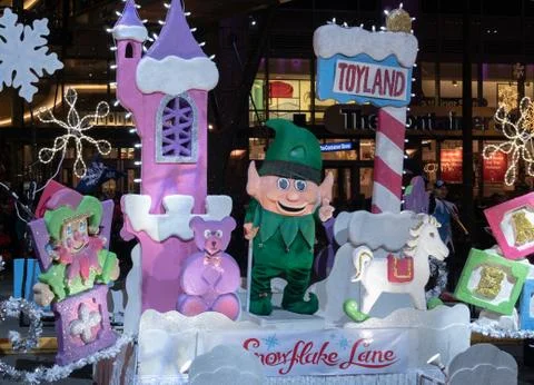 Elf laughing and waiving Fotos Stock