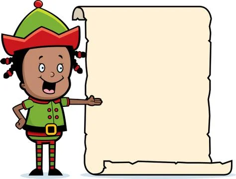Elf List Stock Illustration