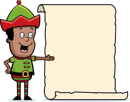 Elf List Stock Illustration