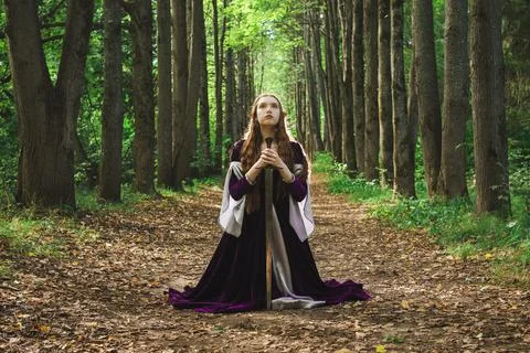 Elf maiden Stock Photos