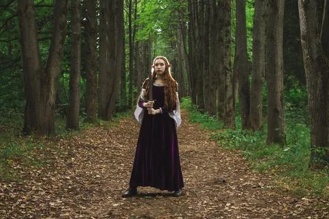 Elf maiden Stock Photos