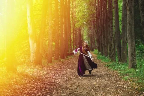 Elf maiden Stock Photos
