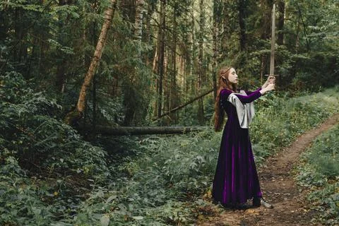 Elf maiden Stock Photos