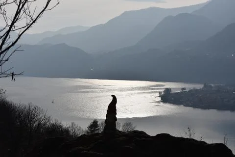 An elf on the mountain Stock Photos