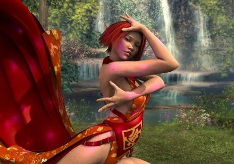 Elf princess 스톡 일러스트