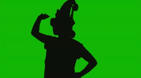 Elf Silhouette - searching Video stock 12576937