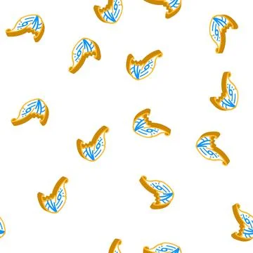 Elf wing isometric icon seamless pattern Illustrazione stock