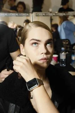  Elie Saab Fall 2020 backstage at Paris Fashion Week Elie Saab Fall 2020 F... Foto stock