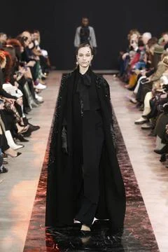  Elie Saab Fall Winter 2020 at Paris Fashion Week Elie Saab Fall Winter 20... Stock Photos