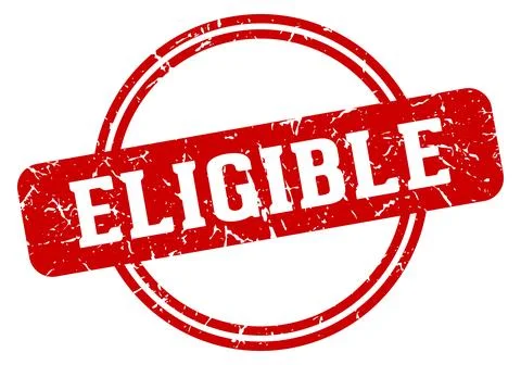 Eligible stamp Stock Illustration